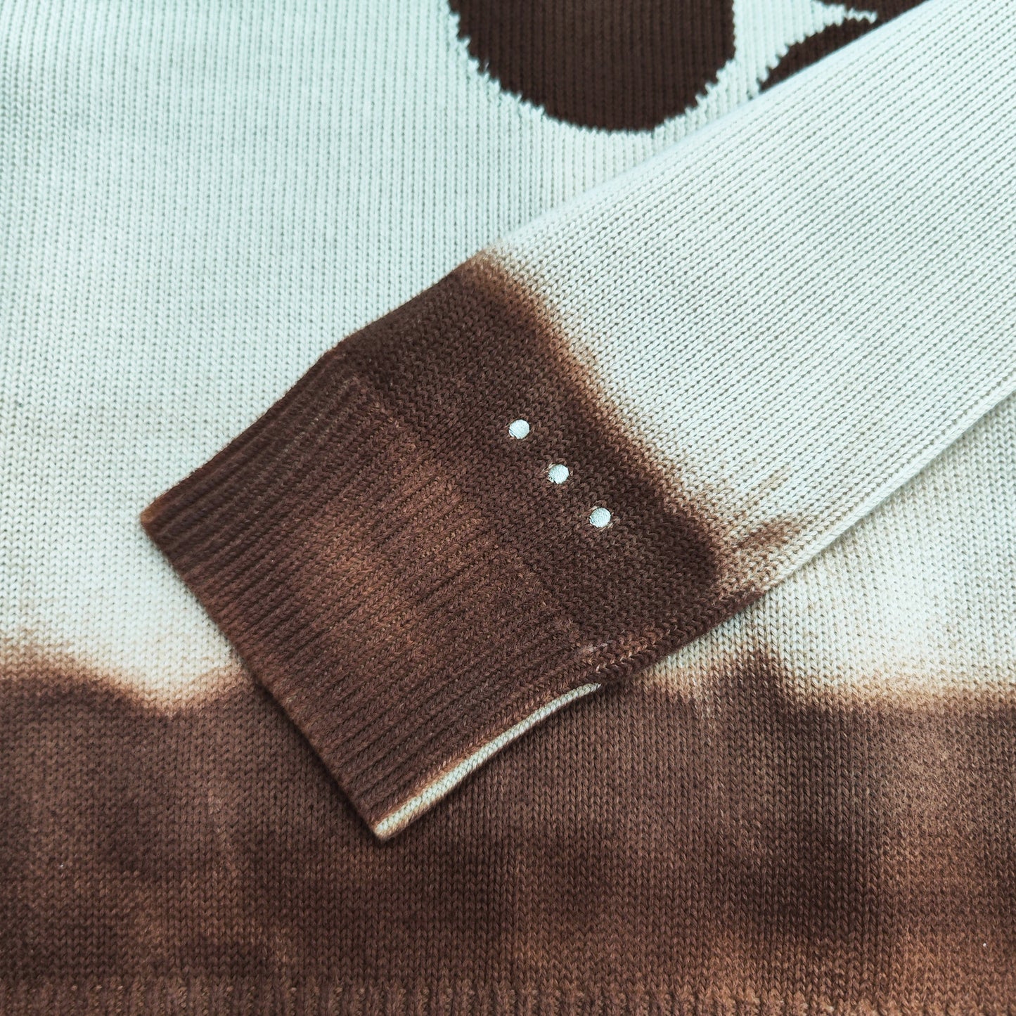针织毛衣“PILOU-PILOU”（棕色/奶油色）