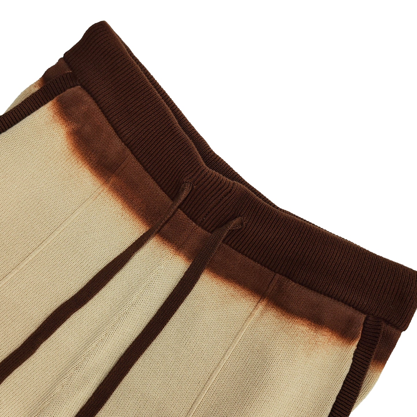 PILOU-PILOU 针织长裤（棕色/米色）